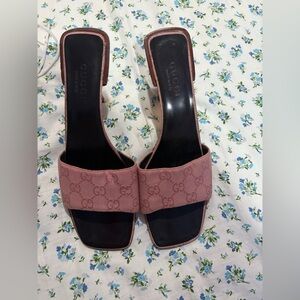 Gucci Pink Kitten Heels